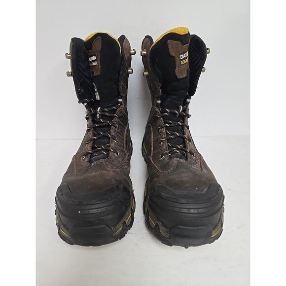 Dakota Men\'s 8\'\' 8550 Comp Toe Comp Plate Work Boots Brown Size 13M main image 8